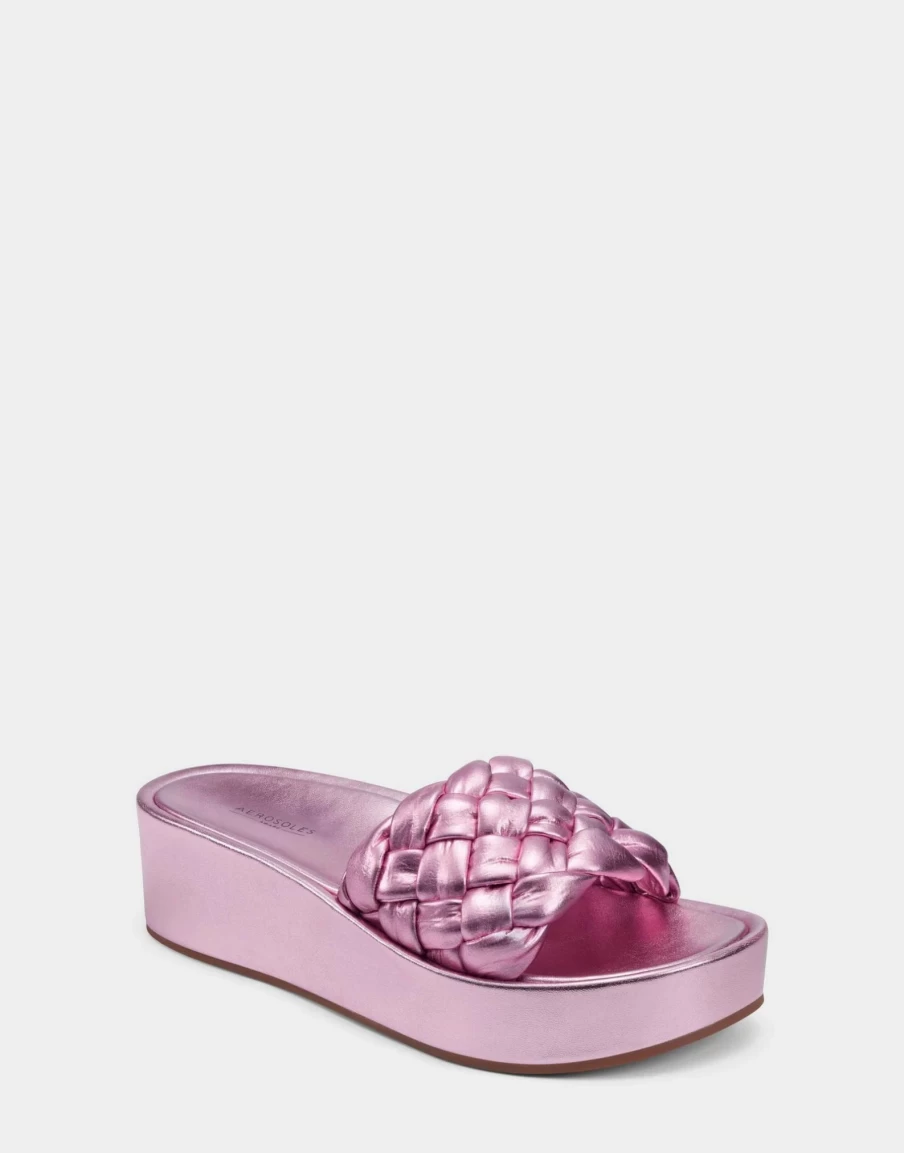 Aerosoles Aware Women'S Sandal In Fuchsia Clearance